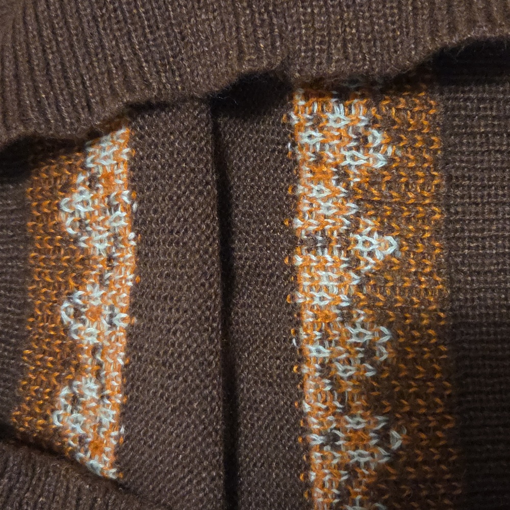 Warm Fall Harvest Vintage Sweater Sz S - Picture 3 of 3